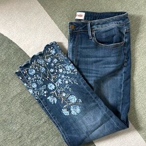 Driftwood Embroidered Jeans